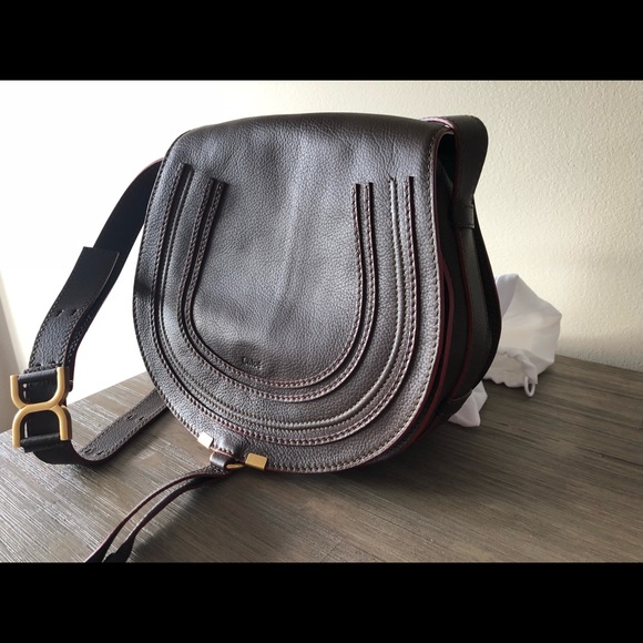 Chloe Marcie Medium Bag in Enigmatic Brown,EUC - Picture 2 of 5